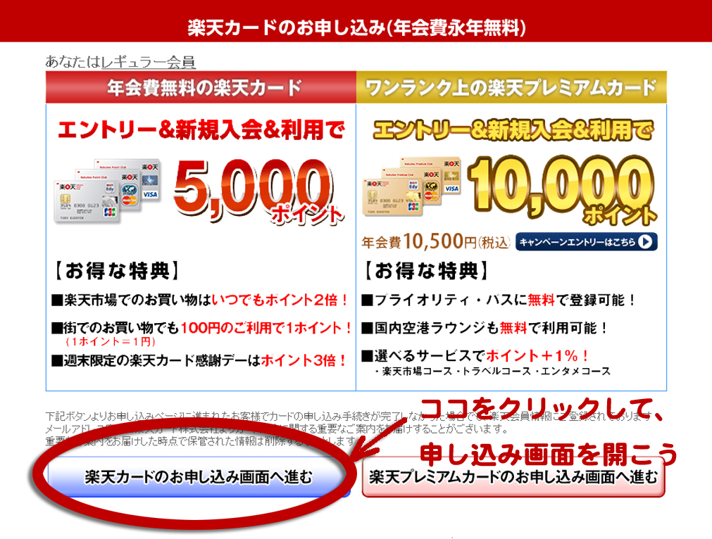 楽天カードの入会キャンペーンで8000ポイントを確実にもらう申し込み方法