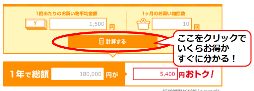 西友でどれだけお得になる?