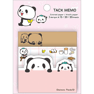 楽天カードお買いものパンダグッズふせんセット(3種)~ピクニックシリーズ~