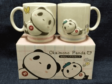 楽天カードお買いものパンダグッズなかよしペアマグカップ