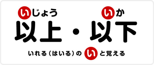 いれる(はいる)の「い」と覚える